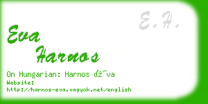 eva harnos business card